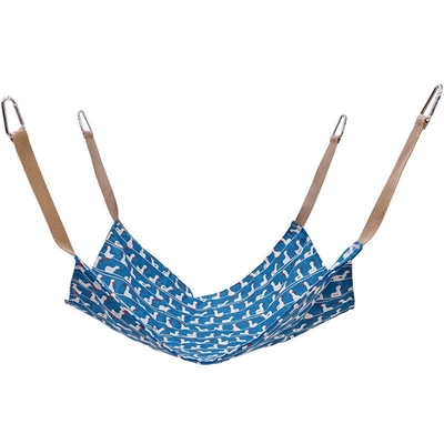 Pet Summer Cotton Linen Cat Hammock Stand Breathable Cage Cat Swing Nest Multicolor Printing Hammock