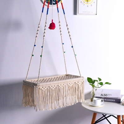Tapestry Lace Cat Bed Cotton Rope Swing Chair Bohemian Cat Hammock