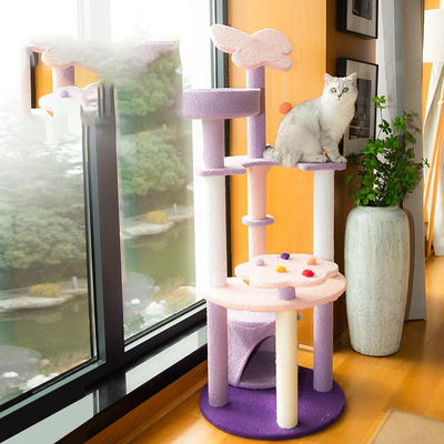 Indoor Cat Climbing Frame Aesthetic Butterfly DIY Cat Tower