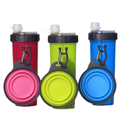 Pet Portable Water Food Cup Outdoor Dog Water Cup With Food Bowls