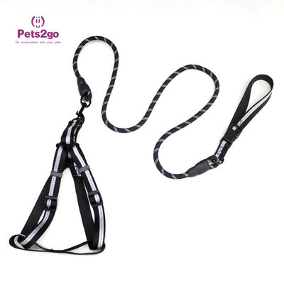 Orange Dog Leash Dog Cable Leash Camping Dog Lead Best Anti Pull Dog Harness