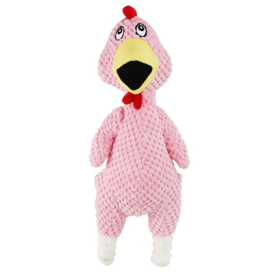 Amazon'S Popular Pink Relieving Boredom Screaming Chicken Pet Plush Toy Dog Bite Toy Pet Toy