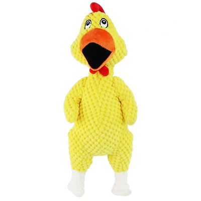 Amazon'S Popular Pink Relieving Boredom Screaming Chicken Pet Plush Toy Dog Bite Toy Pet Toy