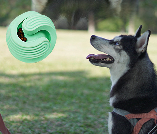 IQ Treat Dog Chew Toys Grip Natural Rubber For Pet Small Medium Dog