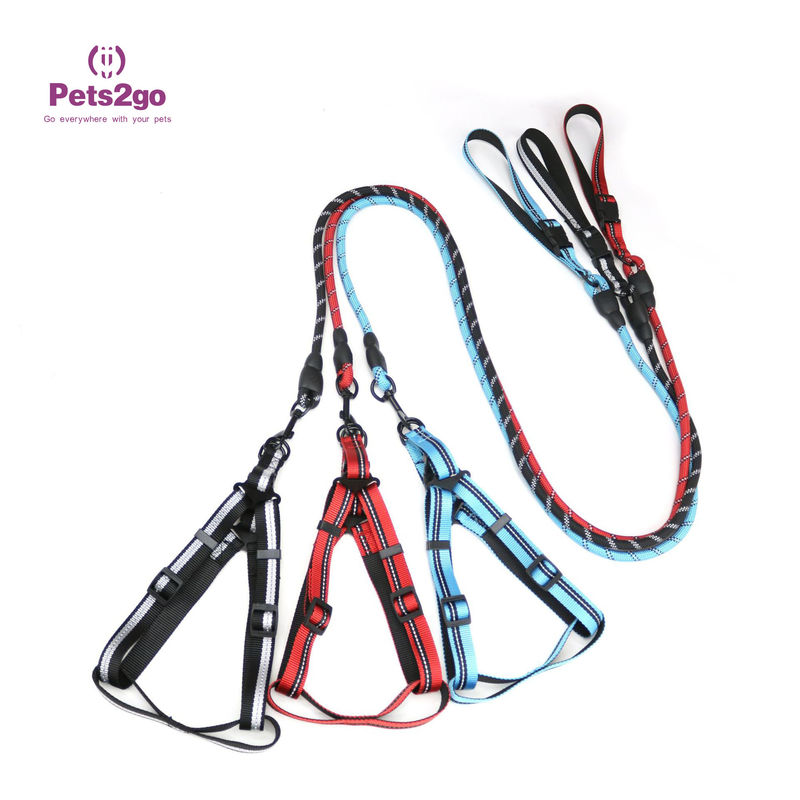 Orange Dog Leash Dog Cable Leash Camping Dog Lead Best Anti Pull Dog Harness